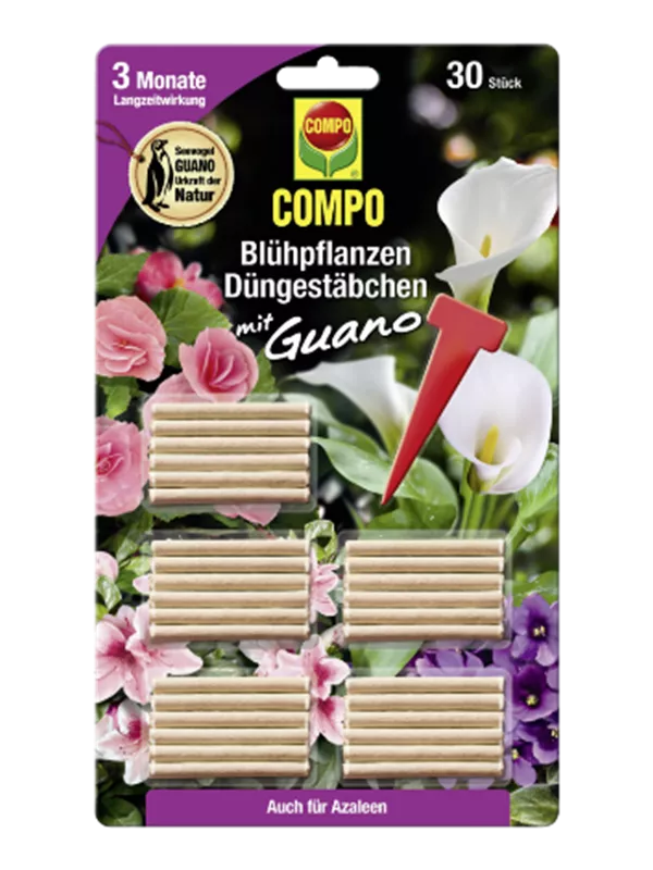 Blühpflanzen Düngestäbchen mit Guano