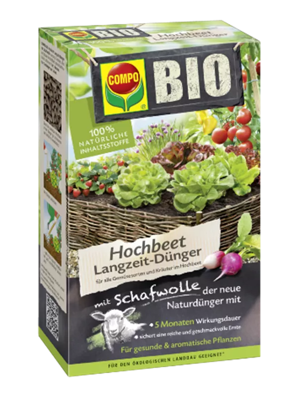 Hochbeet Langzeit-Dünger mit Schafwolle