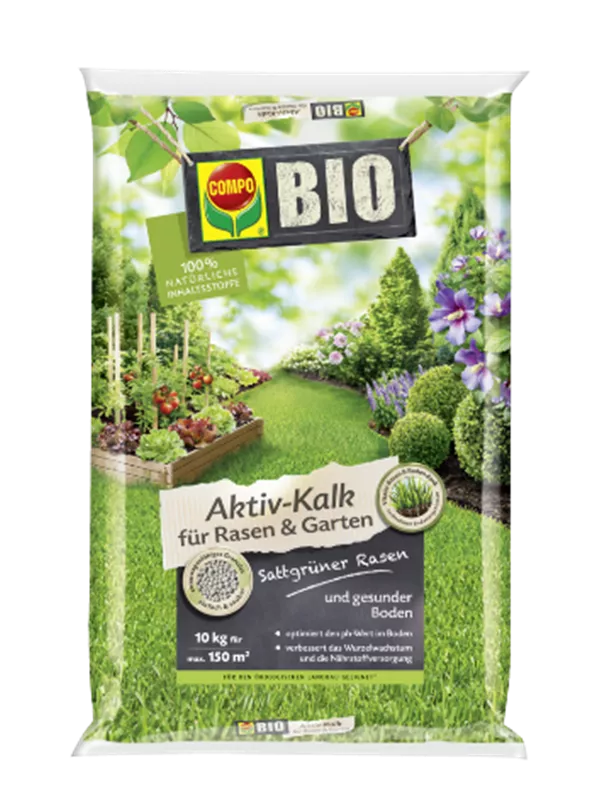 Aktiv-Kalk für Rasen und Garten