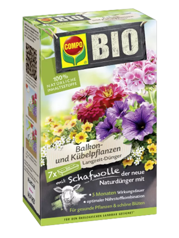  Balkon- und Kübelpflanzen Langzeit-Dünger mit Schafwolle