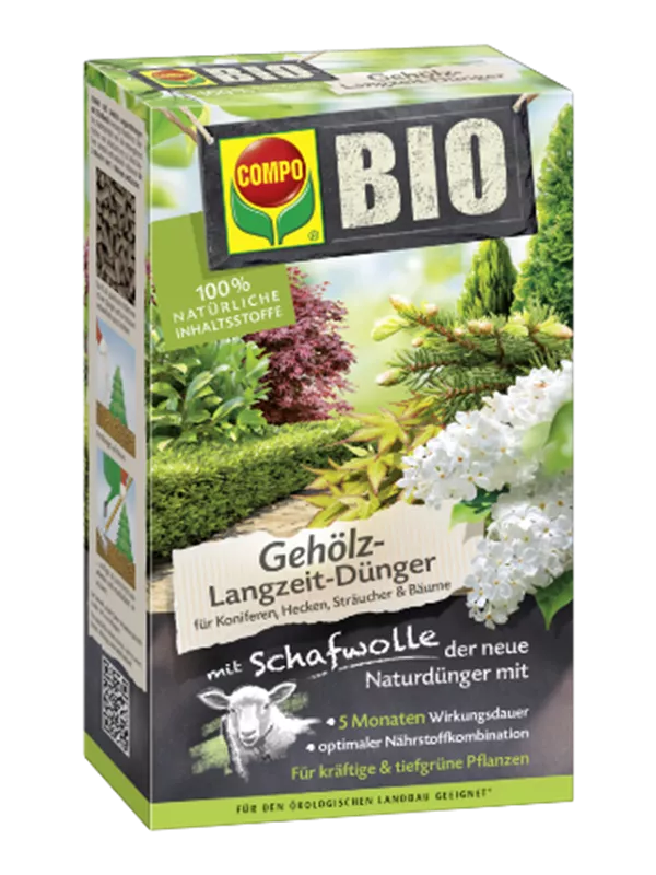 Gehölz Langzeit-Dünger mit Schafwolle