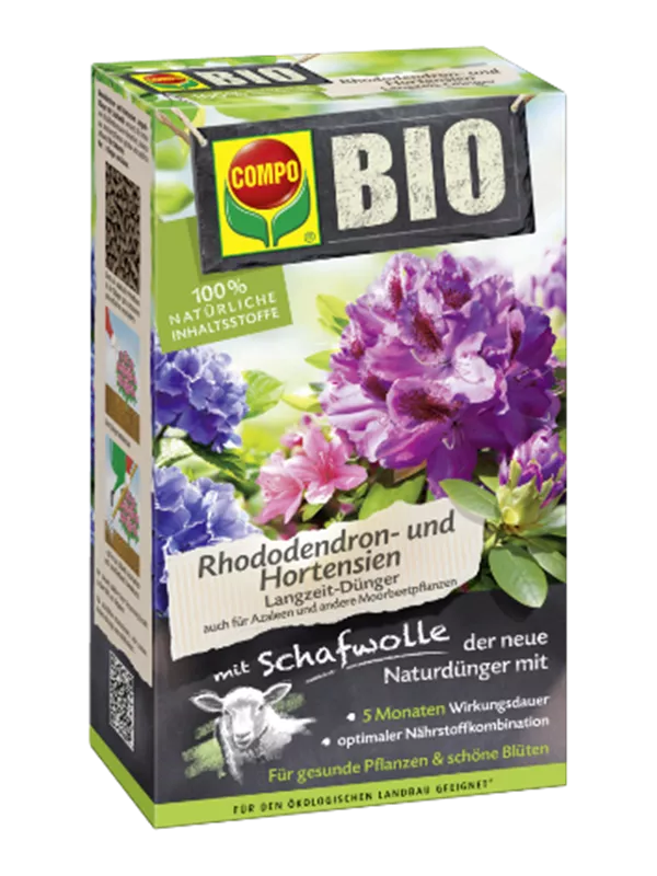Rhododendron- und Hortensien Langzeit-Dünger mit Schafwolle